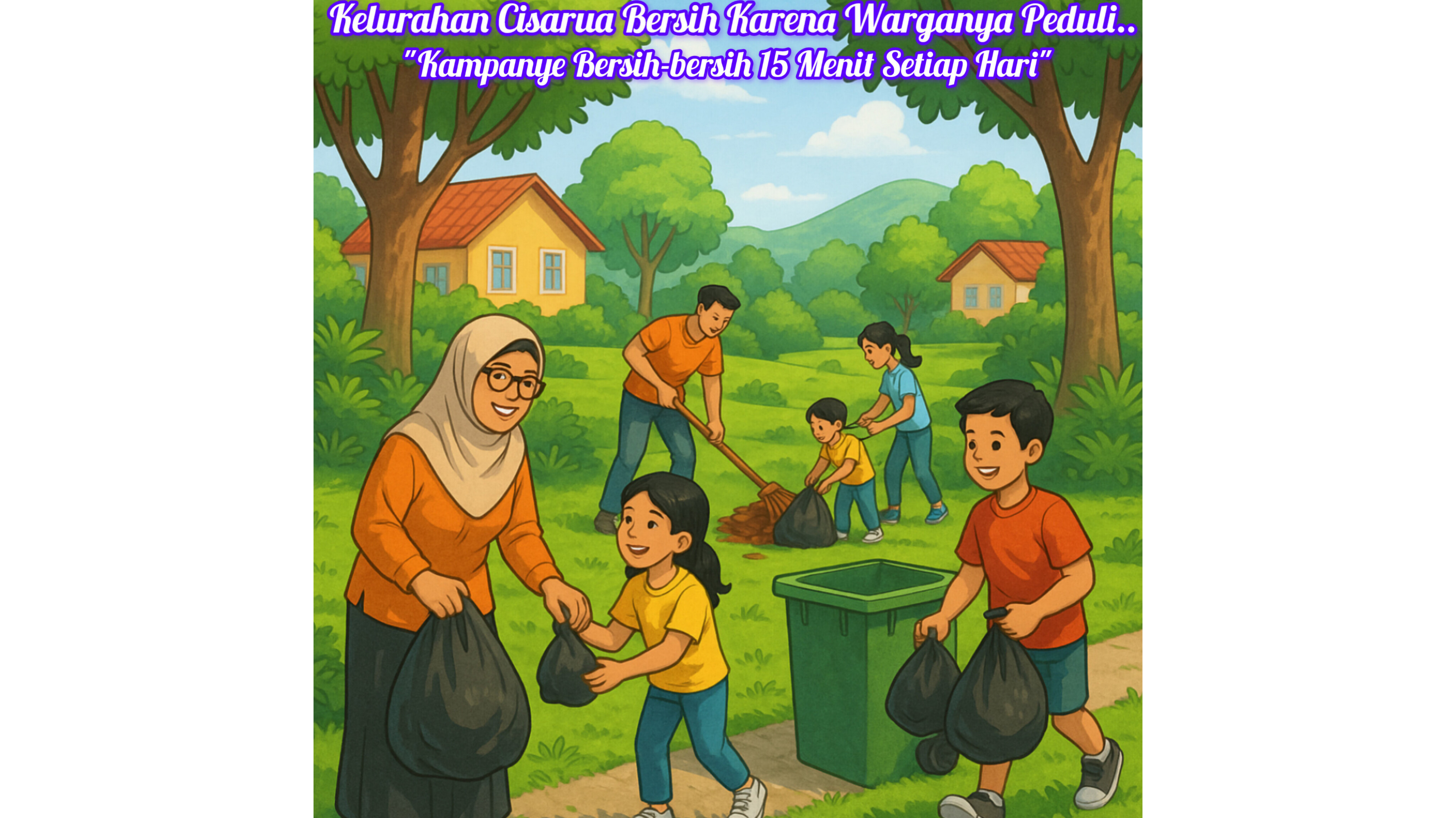 Kelurahan Cisarua Bersih Karena Warganya Peduli